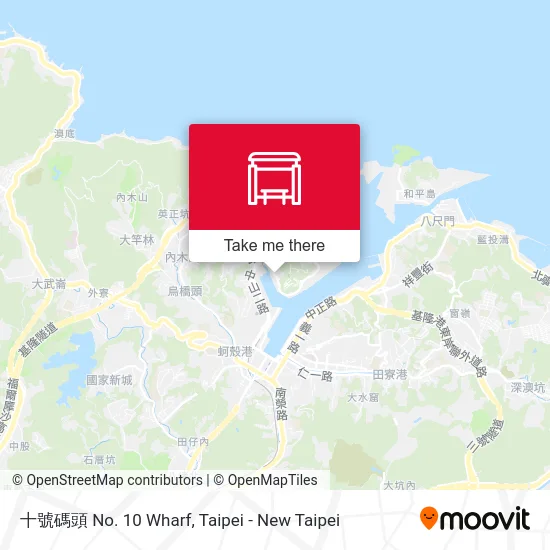 十號碼頭 No. 10 Wharf map