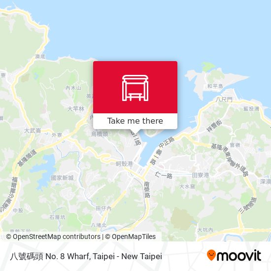 八號碼頭 No. 8 Wharf map