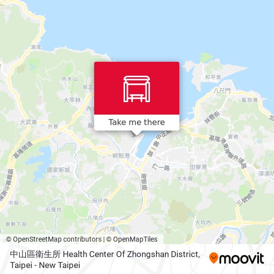 中山區衛生所 Health Center Of Zhongshan District map