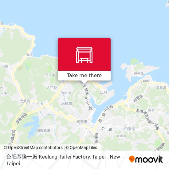 台肥基隆一廠 Keelung Taifei Factory map