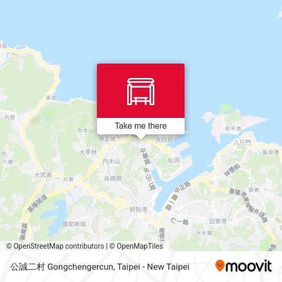 公誠二村 Gongchengercun map