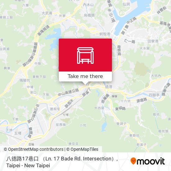 八德路17巷口 （Ln. 17 Bade Rd. Intersection）地圖