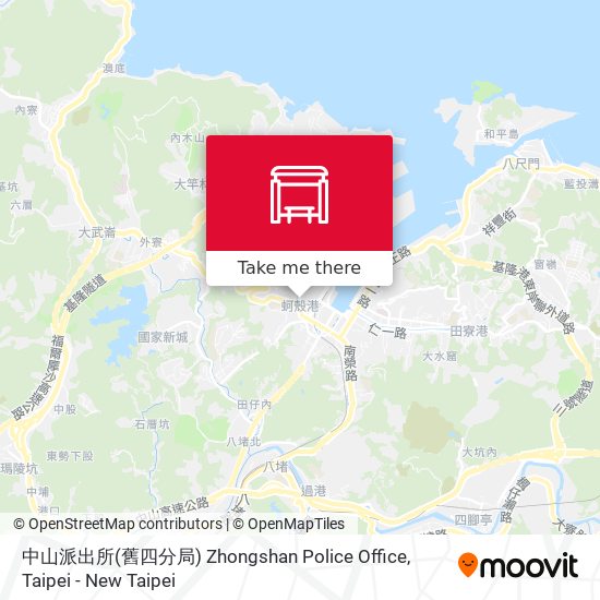 中山派出所(舊四分局) Zhongshan Police Office地圖