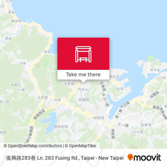 復興路283巷 Ln. 283 Fuxing Rd. map