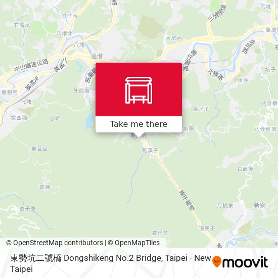 東勢坑二號橋 Dongshikeng No.2 Bridge map