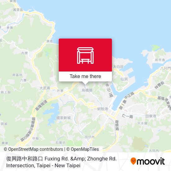 復興路中和路口 Fuxing Rd. &Amp; Zhonghe Rd. Intersection map