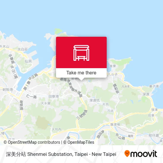 深美分站 Shenmei Substation map