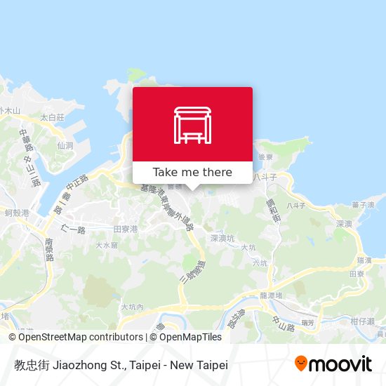 教忠街 Jiaozhong St. map