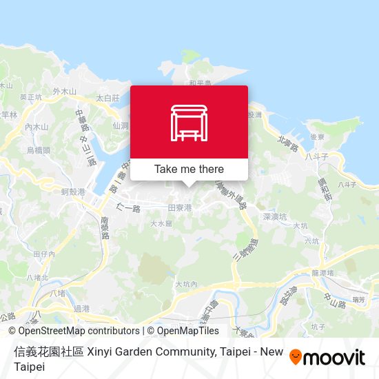 信義花園社區 Xinyi Garden Community map