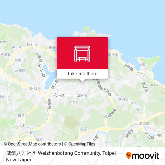 威鎮八方社區 Weizhenbafang Community map
