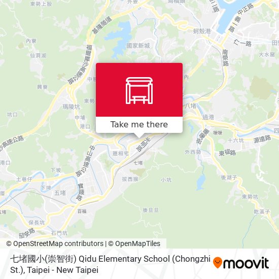 七堵國小(崇智街) Qidu Elementary School (Chongzhi St.) map