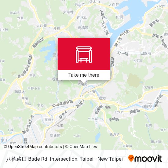 八德路口 Bade Rd. Intersection map