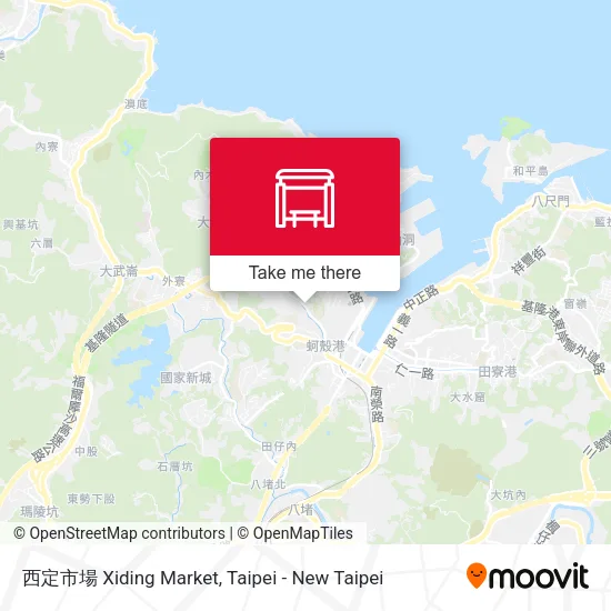 西定市場 Xiding Market map