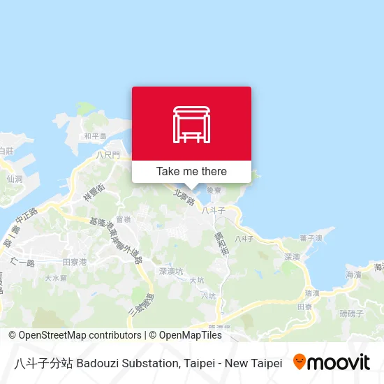 八斗子分站 Badouzi Substation地圖