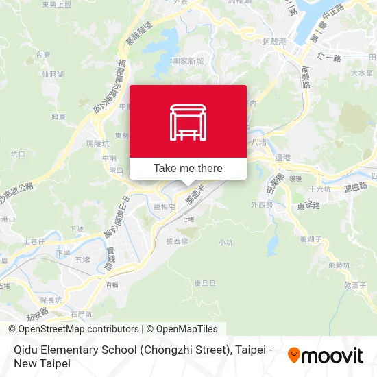 七堵國小(崇智街) Qidu Elementary School (Chongzhi St.)地圖