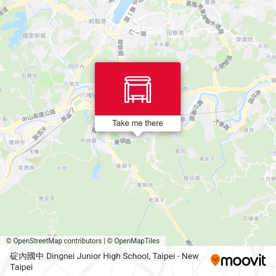 碇內國中 Dingnei Junior High School地圖