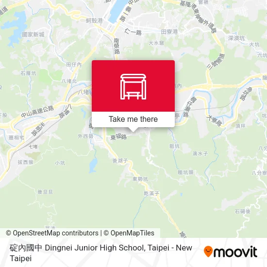 碇內國中 Dingnei Junior High School map