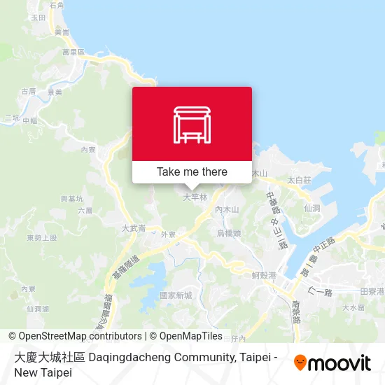 大慶大城社區 Daqingdacheng Community map