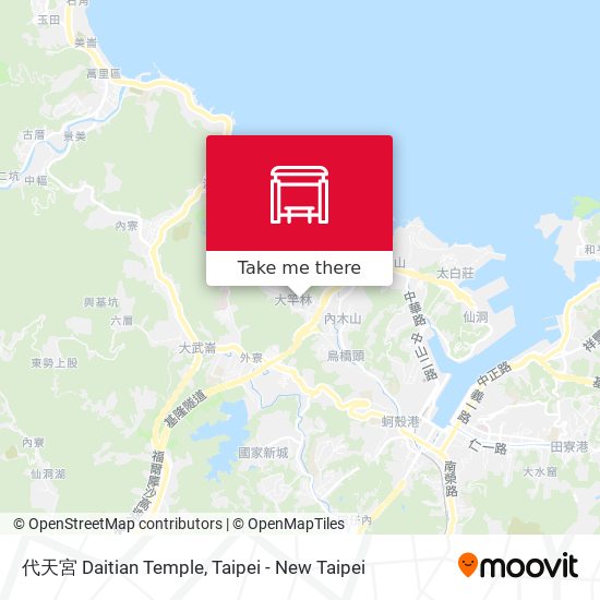 代天宮 Daitian Temple地圖