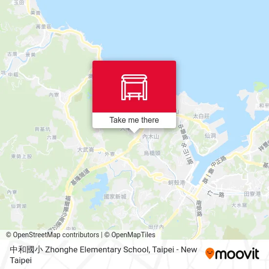 中和國小 Zhonghe Elementary School map