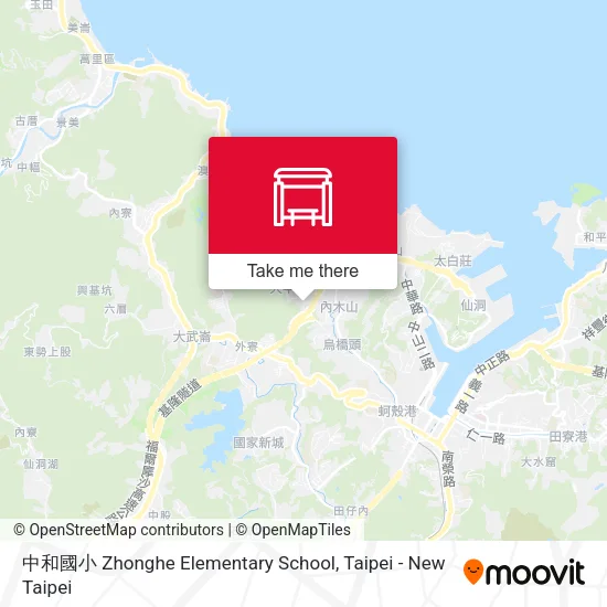 中和國小 Zhonghe Elementary School map