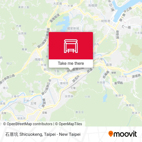 石厝坑 Shicuokeng map