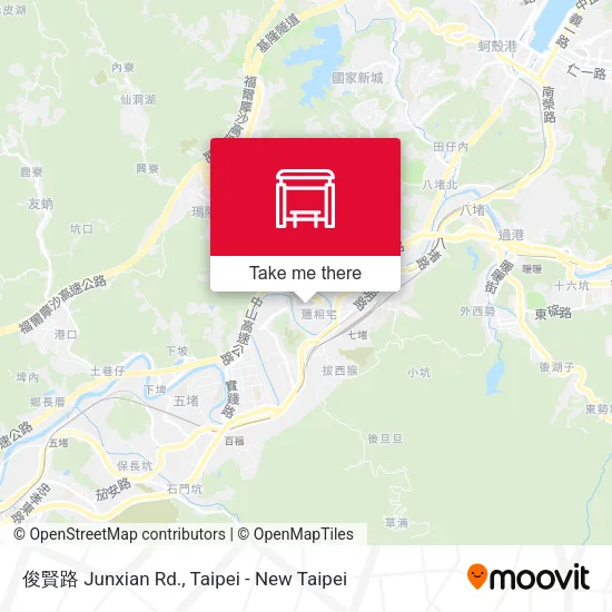 俊賢路 Junxian Rd. map