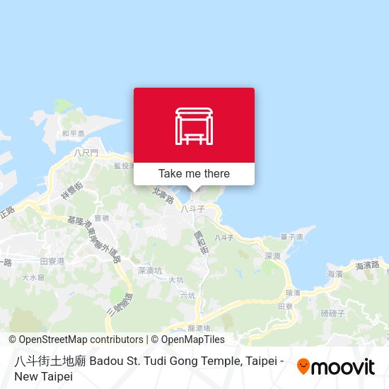 八斗街土地廟 Badou St. Tudi Gong Temple map