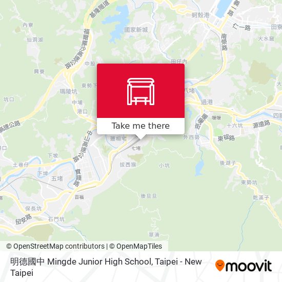 明德國中 Mingde Junior High School map