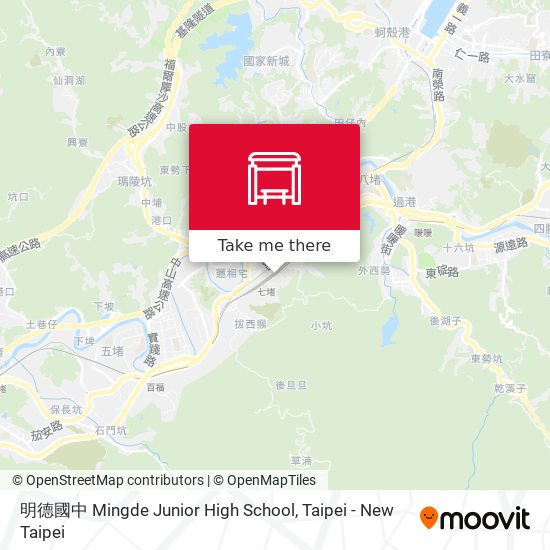 明德國中 Mingde Junior High School地圖