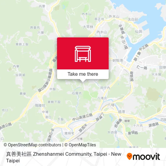 真善美社區 Zhenshanmei Community map