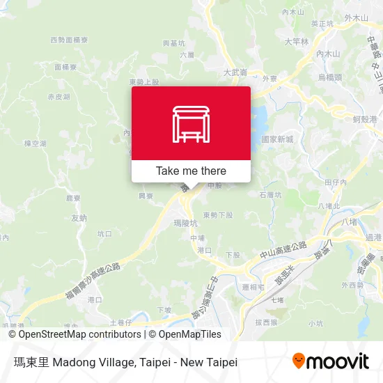 瑪東里 Madong Village map