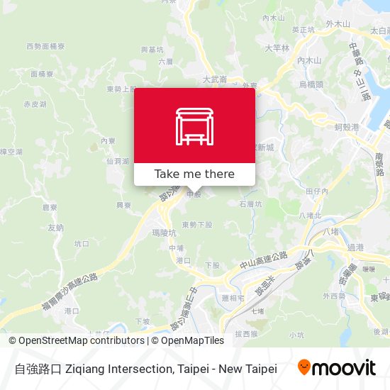 自強路口 Ziqiang Intersection map