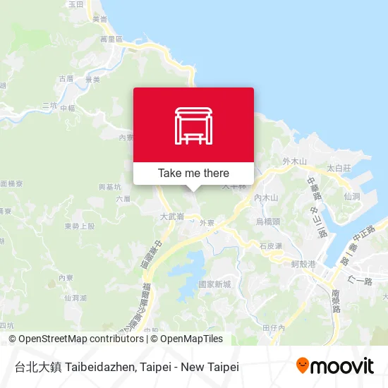 台北大鎮 Taibeidazhen map