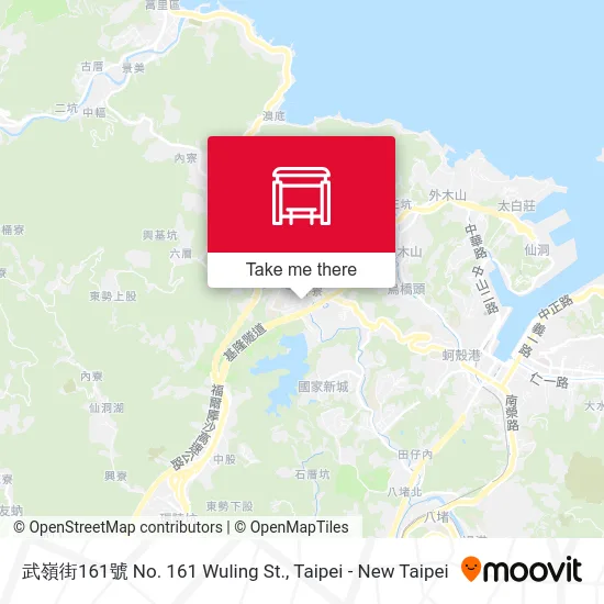 武嶺街161號 No. 161 Wuling St. map