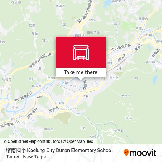 堵南國小 Keelung City Dunan Elementary School map