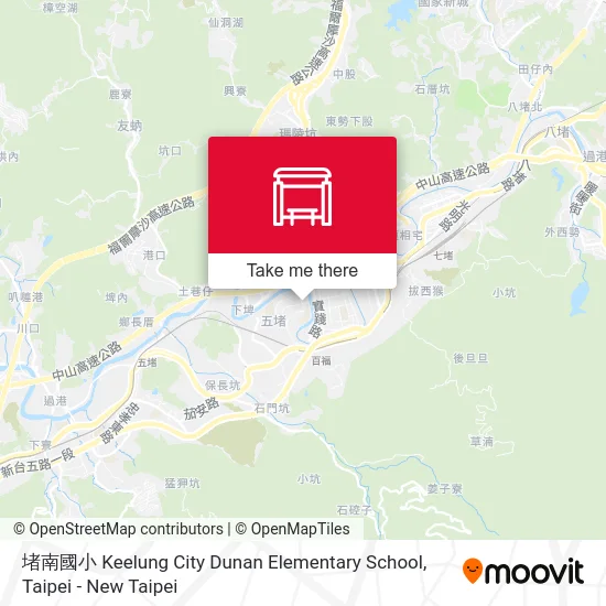 堵南國小 Keelung City Dunan Elementary School map