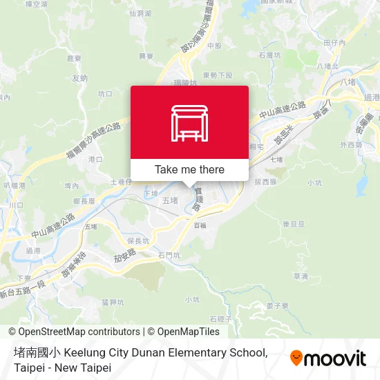 堵南國小 Keelung City Dunan Elementary School map