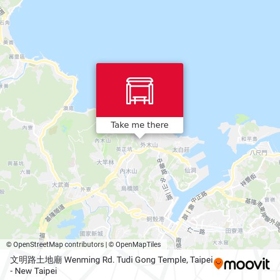 文明路土地廟 Wenming Rd. Tudi Gong Temple map