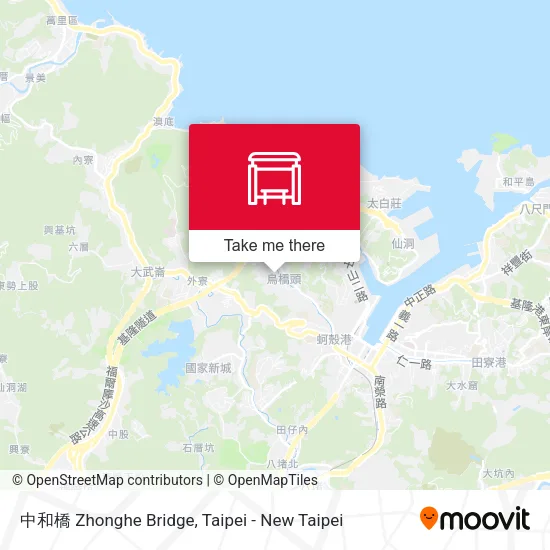 中和橋 Zhonghe Bridge map