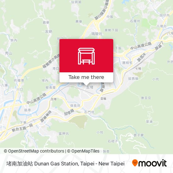 堵南加油站 Dunan Gas Station map