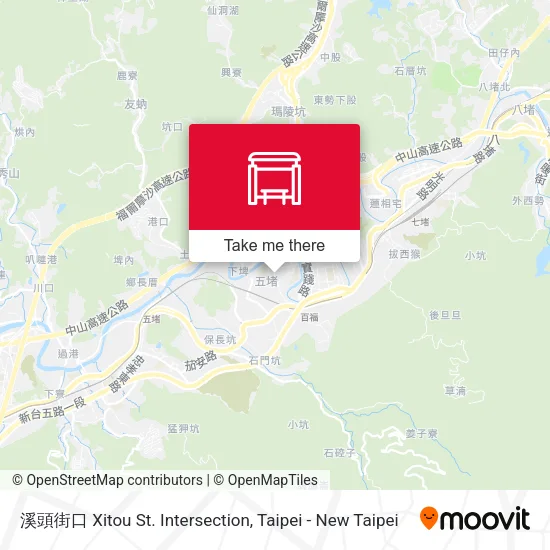 溪頭街口 Xitou St. Intersection地圖