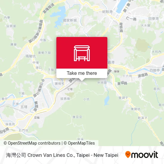 海灣公司 Crown Van Lines Co. map