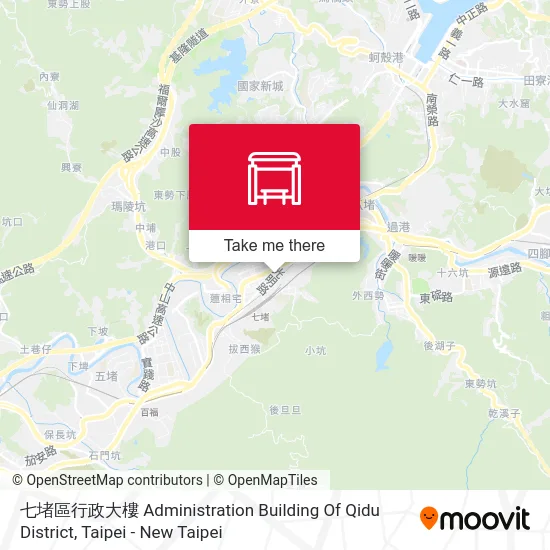 七堵區行政大樓 Administration Building Of Qidu District map