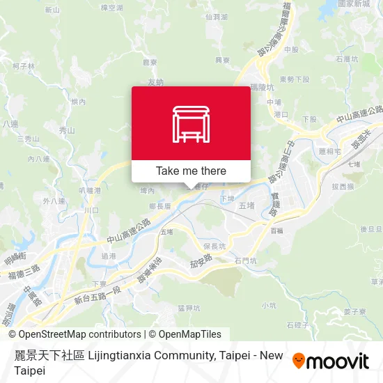 麗景天下社區 Lijingtianxia Community map