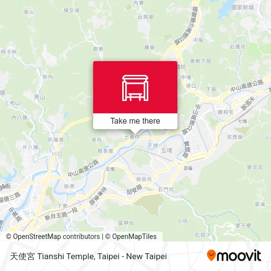 天使宮 Tianshi Temple map