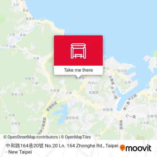 中和路164巷20號 No.20 Ln. 164 Zhonghe Rd. map