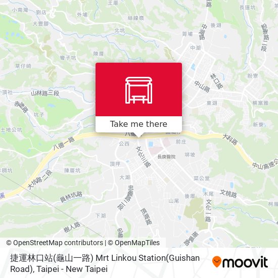 捷運林口站(龜山一路) Mrt Linkou Station(Guishan Road)地圖