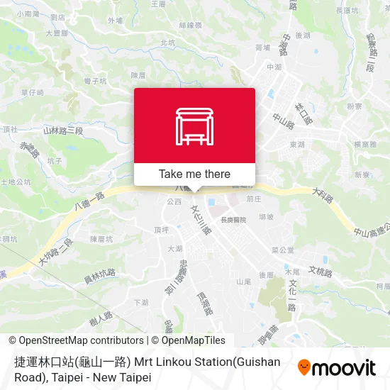 捷運林口站(龜山一路) Mrt Linkou Station(Guishan Road)地圖