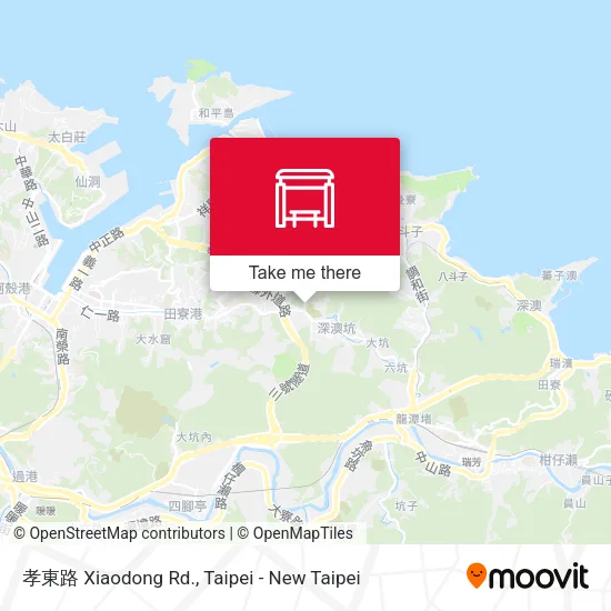 孝東路 Xiaodong Rd. map